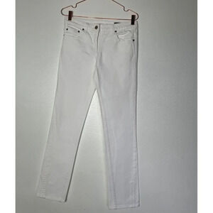 Alexander MQueen Womens Fodera Lining Doublure White Jeans Sz 42